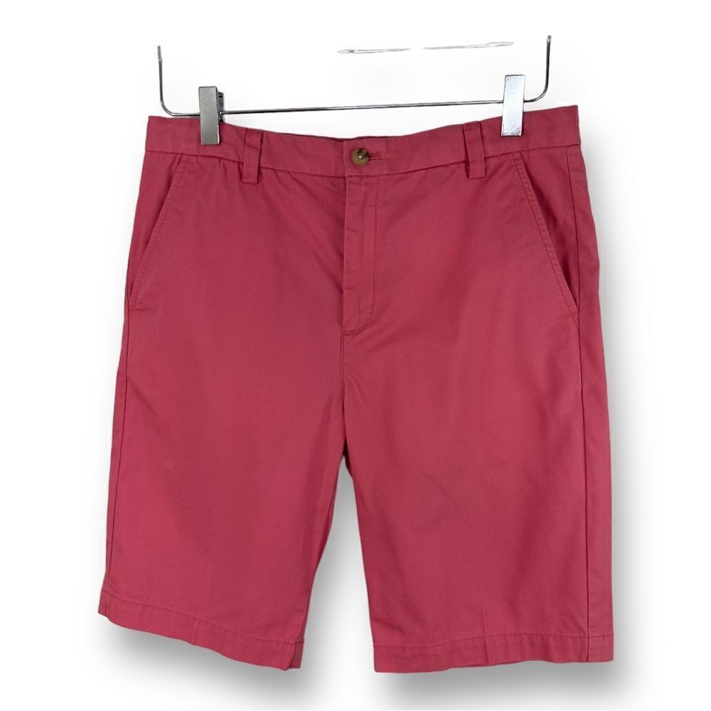 Vineyard Vines Boys Coral Preppy Cotton‎ Shorts Sz 18 Adjustable Waist